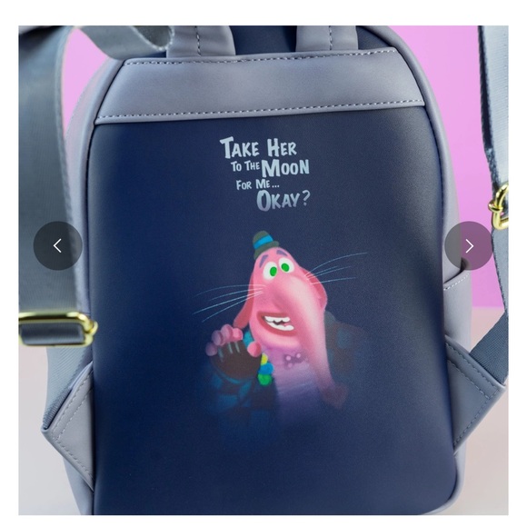 bing bong mini backpack Loungefly Disney Pixar Inside Out Bing Bong Mini Backpack